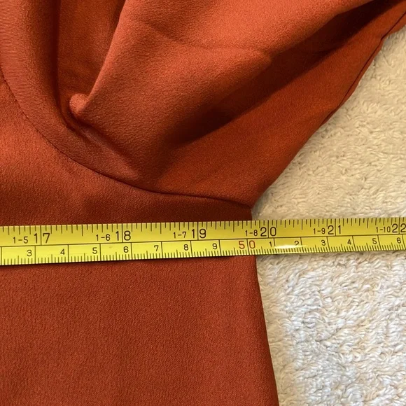 J Crew tie collar ruffle cuff blouse - Picture 6 of 9